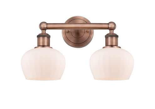 Edison Two Light Bath Vanity in Antique Copper (405|616-2W-AC-G91) Edison Two Light Bath Vanity in Antique Copper (405|616-2W-AC-G91)