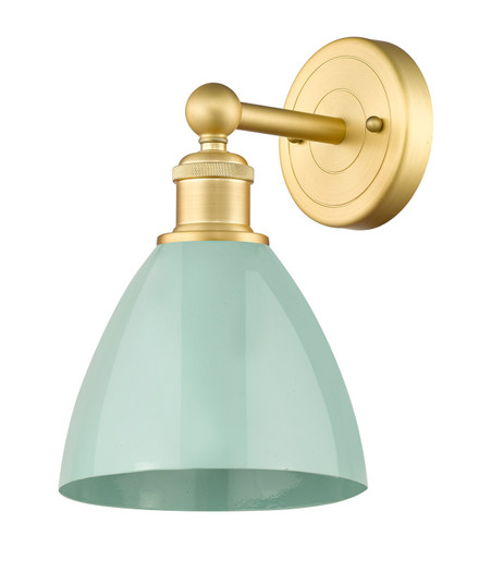 Edison One Light Wall Sconce in Satin Gold (405|616-1W-SG-MBD-75-SF)