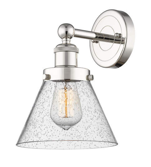 Edison One Light Wall Sconce in Polished Nickel (405|616-1W-PN-G44)