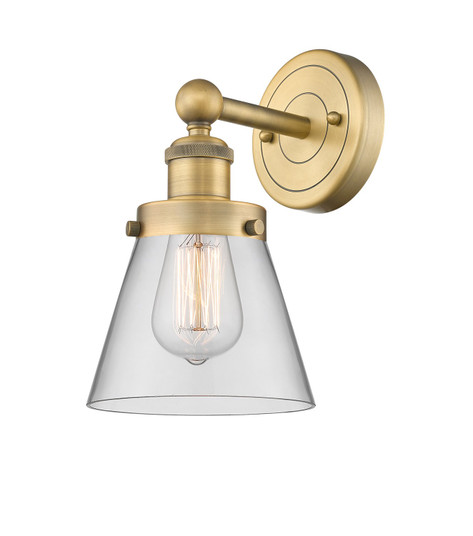 Edison One Light Wall Sconce in Brushed Brass (405|616-1W-BB-G62)