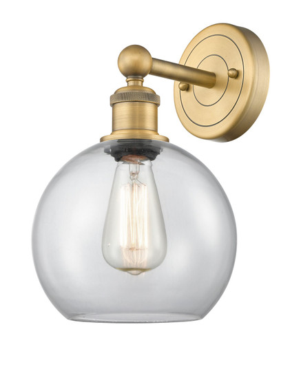 Downtown Urban One Light Wall Sconce in Brushed Brass (405|616-1W-BB-G122-8)