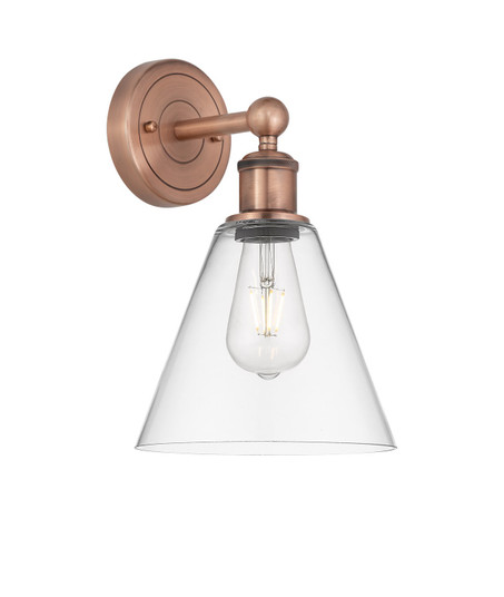 Downtown Urban One Light Wall Sconce in Antique Copper (405|616-1W-AC-GBC-82)
