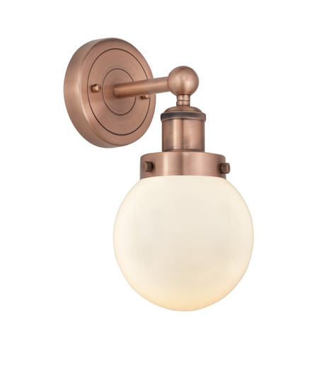 Edison One Light Wall Sconce in Antique Copper (405|616-1W-AC-G201-6)