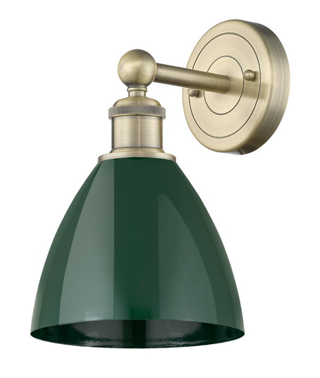 Downtown Urban One Light Wall Sconce in Antique Brass (405|616-1W-AB-MBD-75-GR)