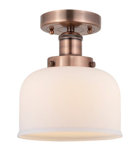 Edison One Light Semi-Flush Mount in Antique Copper (405|616-1F-AC-G71)