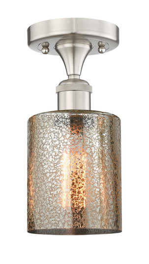 Edison One Light Semi-Flush Mount in Antique Brass (405|616-1F-AB-G1113)