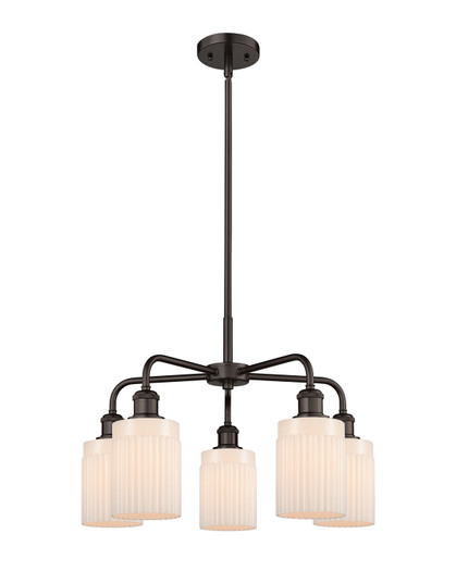 Ballston Five Light Chandelier in Oil Rubbed Bronze (405|516-5CR-OB-G341)