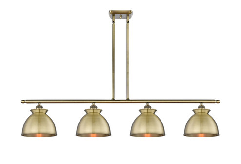 Ballston Four Light Island Pendant in Antique Brass (405|516-4I-AB-M14-AB)