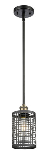 Downtown Urban LED Pendant in Black Antique Brass (405|516-1S-BAB-M18-BK)