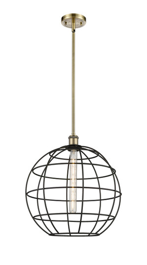 Ballston One Light Mini Pendant in Antique Brass (405|516-1S-AB-CE-16-BK)