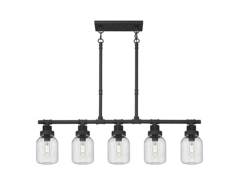Downtown Urban LED Linear Pendant in Textured Black (405|472-5I-TBK-G472-6SDY)