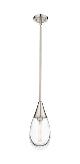 Downtown Urban One Light Pendant in Satin Nickel (405|450-1S-SN-G450-6CL)