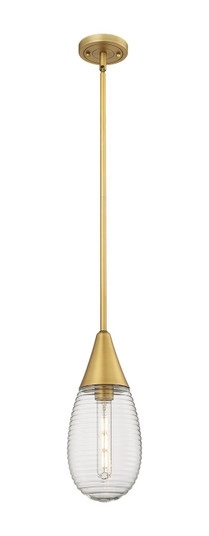 Downtown Urban LED Pendant in Brushed Brass (405|450-1S-BB-G450-6SCL)