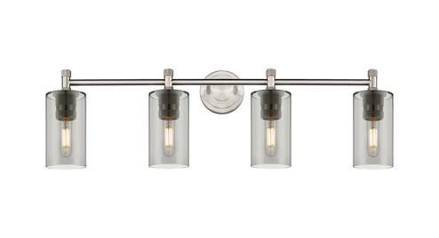 Downtown Urban LED Bath Vanity in Satin Nickel (405|434-4W-SN-G434-7SM) Downtown Urban LED Bath Vanity in Satin Nickel (405|434-4W-SN-G434-7SM)