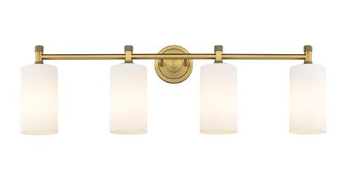 Downtown Urban LED Bath Vanity in Brushed Brass (405|434-4W-BB-G434-7WH)