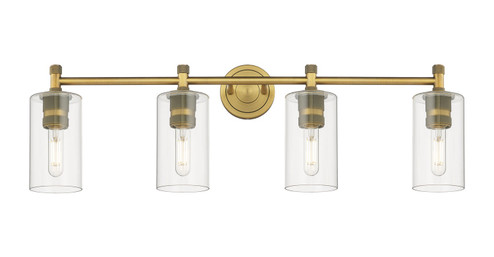 Downtown Urban LED Bath Vanity in Brushed Brass (405|434-4W-BB-G434-7CL)