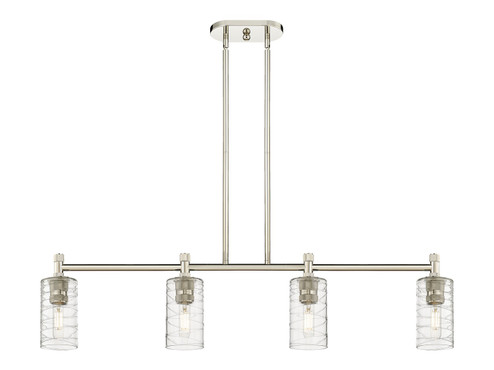 Downtown Urban LED Island Pendant in Polished Nickel (405|434-4I-PN-G434-7DE)