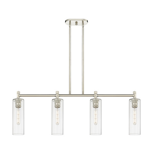 Downtown Urban LED Island Pendant in Polished Nickel (405|434-4I-PN-G434-12CL)