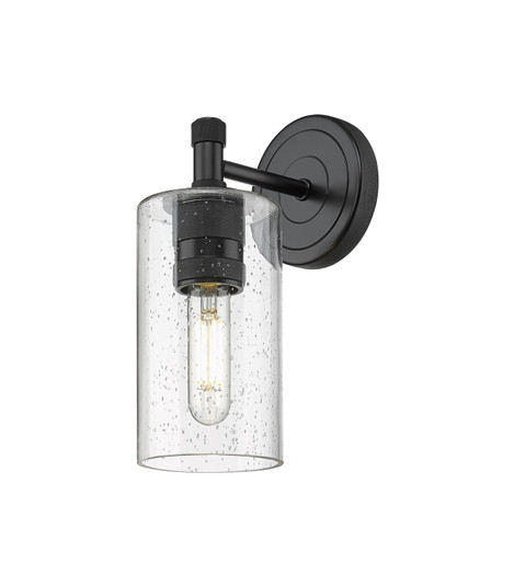 Downtown Urban One Light Wall Sconce in Matte Black (405|434-1W-BK-G434-7SDY)