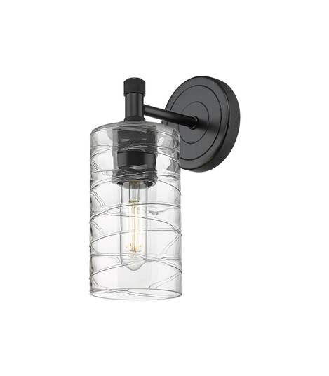 Downtown Urban One Light Wall Sconce in Matte Black (405|434-1W-BK-G434-7DE)