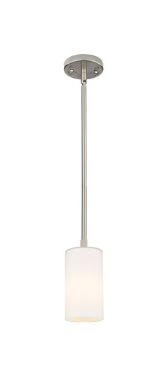 Downtown Urban LED Pendant in Satin Nickel (405|434-1S-SN-G434-7WH)