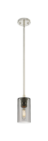 Downtown Urban One Light Pendant in Polished Nickel (405|434-1S-PN-G434-7SM)