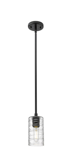 Downtown Urban LED Pendant in Matte Black (405|434-1S-BK-G434-7DE)