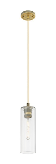 Downtown Urban LED Pendant in Brushed Brass (405|434-1P-BB-G434-12CL)