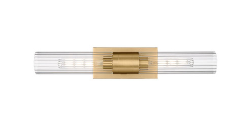 Downtown Urban LED Bath Vanity in Brushed Brass (405|429-2WL-BB-G429-11CL)