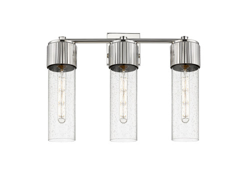 Downtown Urban LED Bath Vanity in Polished Nickel (405|428-3W-PN-G428-12SDY)
