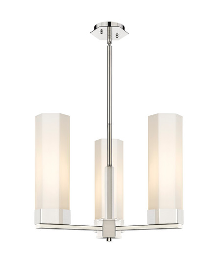 Downtown Urban LED Pendant in Polished Nickel (405|427-3CR-PN-G427-14WH)