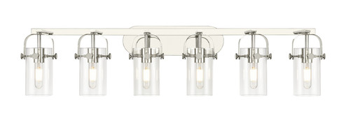 Downtown Urban LED Bath Vanity in Polished Nickel (405|423-6W-PN-G423-7CL)