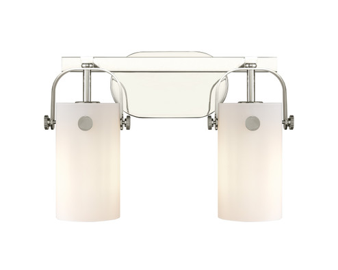 Downtown Urban LED Bath Vanity in Polished Nickel (405|423-2W-PN-G423-7WH)