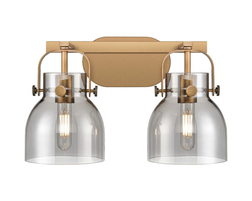 Downtown Urban Two Light Bath Vanity in Brushed Brass (405|423-2W-BB-G412-6SM)