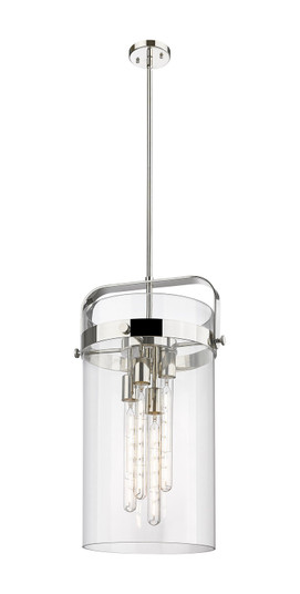 Downtown Urban LED Pendant in Polished Nickel (405|413-4SL-PN-G413-4S-12CL)