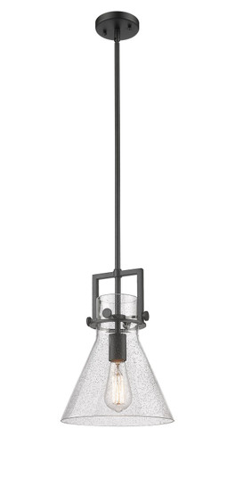 Downtown Urban One Light Mini Pendant in Matte Black (405|411-1SM-BK-G411-10SDY)