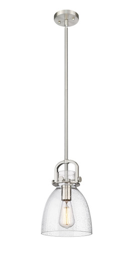 Downtown Urban One Light Pendant in Satin Nickel (405|410-1SS-SN-G412-8SDY) Downtown Urban One Light Pendant in Satin Nickel (405|410-1SS-SN-G412-8SDY)