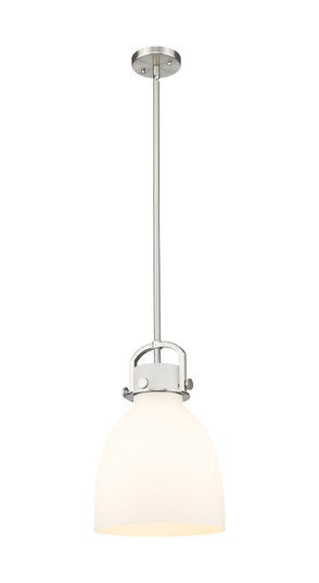 Downtown Urban One Light Pendant in Satin Nickel (405|410-1SM-SN-G412-10WH)