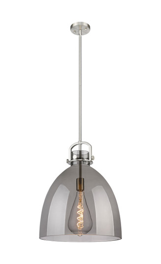 Downtown Urban One Light Pendant in Satin Nickel (405|410-1SL-SN-G412-16SM) Downtown Urban One Light Pendant in Satin Nickel (405|410-1SL-SN-G412-16SM)