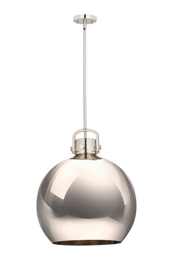 Downtown Urban One Light Pendant in Polished Nickel (405|410-1SL-PN-M410-18PN)
