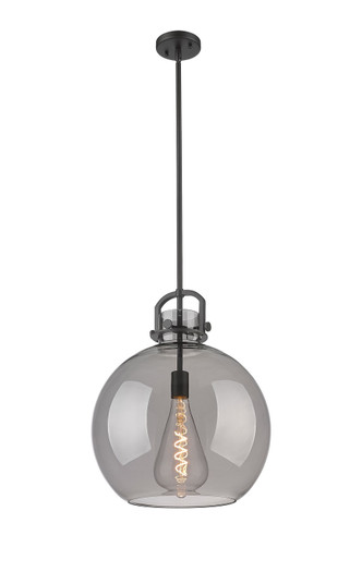 Downtown Urban One Light Pendant in Matte Black (405|410-1SL-BK-G410-16SM)