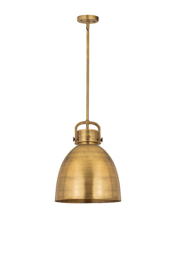 Downtown Urban One Light Pendant in Brushed Brass (405|410-1SL-BB-M412-14BB)