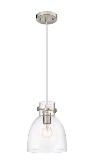 Downtown Urban One Light Pendant in Brushed Satin Nickel (405|410-1PS-SN-G412-8CL)