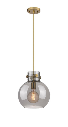 Downtown Urban One Light Mini Pendant in Brushed Brass (405|410-1PM-BB-G410-10SM)