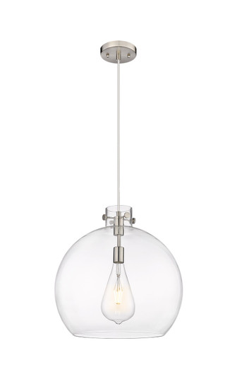 Downtown Urban One Light Pendant in Satin Nickel (405|410-1PL-SN-G410-18CL)