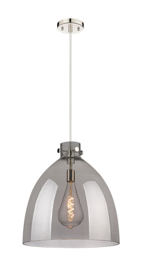 Downtown Urban One Light Pendant in Polished Nickel (405|410-1PL-PN-G412-18SM)