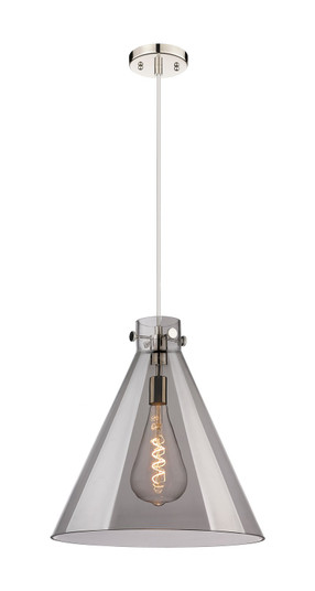 Downtown Urban One Light Pendant in Polished Nickel (405|410-1PL-PN-G411-18SM)