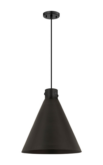 Downtown Urban One Light Pendant in Matte Black (405|410-1PL-BK-M411-18BK)