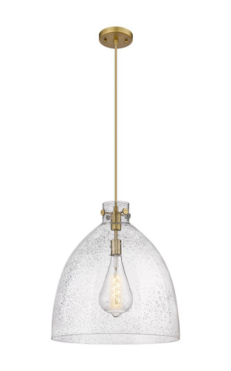 Downtown Urban One Light Pendant in Brushed Brass (405|410-1PL-BB-G412-18SDY)