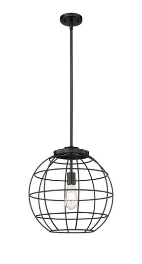 Essex One Light Pendant in Matte Black (405|221-1S-BK-CE-16-BK)